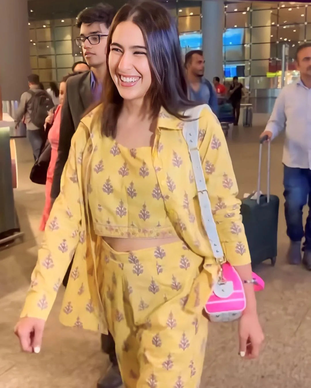 Yellow Cotton Co-Ord Set